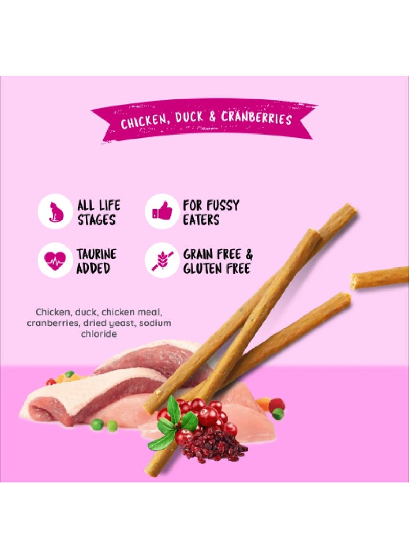 Kit Cat Super Premium Grain Free Cat Stick Chicken, Duck & Cranberries Flavor - Image 4